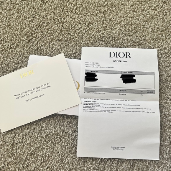 CHRISTIAN DIOR Dway Slide Sandal Cream and black Embroidered Cotton - Picture 9 of 10